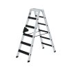 Stufen-Stehleiter beidseitig begehbar mit relax step®