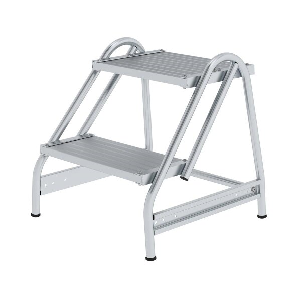 Arbeitspodest einseitig begehbar Aluminium geriffelt (BG-Bau gefördert)