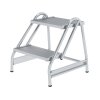 Arbeitspodest einseitig begehbar Aluminium geriffelt (BG-Bau gefördert)