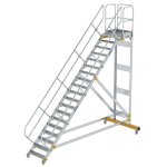 Plattformtreppe 45° fahrbar Stufenbreite 800 mm 19...