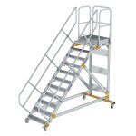 Plattformtreppe 45° fahrbar Stufenbreite 800 mm 11...