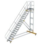 Plattformtreppe 45° fahrbar Stufenbreite 600 mm 18...