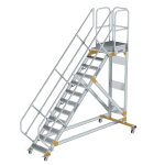 Plattformtreppe 45° fahrbar Stufenbreite 600 mm 12...