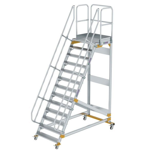 Plattformtreppe fahrbar 60&deg; Stufenbreite 1000 mm 13 Stufen
