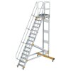Plattformtreppe fahrbar 60&deg; Stufenbreite 600 mm 15 Stufen