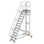 Plattformtreppe fahrbar 60° Stufenbreite 600 mm 13...