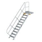 Treppe mit Plattform 45° Stufenbreite 600 mm 11...