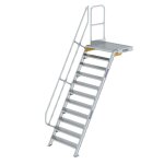 Treppe mit Plattform 60° Stufenbreite 1000 mm 11...