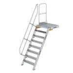 Treppe mit Plattform 60° Stufenbreite 800 mm 8 Stufen...