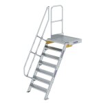 Treppe mit Plattform 60° Stufenbreite 800 mm 7 Stufen...