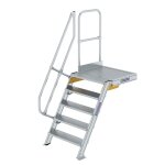 Treppe mit Plattform 60° Stufenbreite 800 mm 5 Stufen...