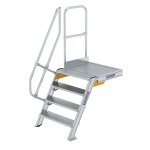 Treppe mit Plattform 60° Stufenbreite 800 mm 4 Stufen...