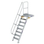 Treppe mit Plattform 60° Stufenbreite 600 mm 8 Stufen...