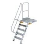 Treppe mit Plattform 60° Stufenbreite 600 mm 5 Stufen...