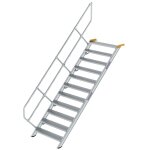 Treppe 45° Stufenbreite 1000 mm 11 Stufen Aluminium...