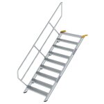 Treppe 45° Stufenbreite 1000 mm 9 Stufen Aluminium...