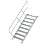 Treppe 45° Stufenbreite 1000 mm 8 Stufen Aluminium...