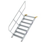 Treppe 45° Stufenbreite 1000 mm 7 Stufen Aluminium...