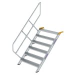 Treppe 45° Stufenbreite 1000 mm 6 Stufen Aluminium...