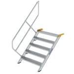 Treppe 45° Stufenbreite 1000 mm 5 Stufen Aluminium...