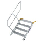 Treppe 45° Stufenbreite 1000 mm 4 Stufen Aluminium...