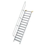 Treppe 60° Stufenbreite 1000 mm 14 Stufen Aluminium...