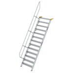 Treppe 60° Stufenbreite 1000 mm 13 Stufen Aluminium...