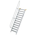 Treppe 60° Stufenbreite 1000 mm 12 Stufen Aluminium...