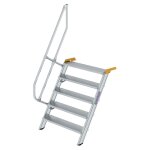 Treppe 60° Stufenbreite 1000 mm 5 Stufen Aluminium...