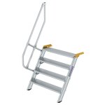 Treppe 60° Stufenbreite 1000 mm 4 Stufen Aluminium...