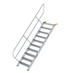 Treppe 45° Stufenbreite 800 mm 10 Stufen Aluminium...