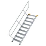 Treppe 45° Stufenbreite 800 mm 9 Stufen Aluminium...