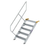 Treppe 45° Stufenbreite 800 mm 5 Stufen Aluminium...