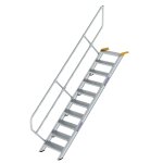 Treppe 45° Stufenbreite 600 mm 10 Stufen Aluminium...