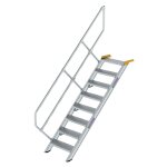 Treppe 45° Stufenbreite 600 mm 8 Stufen Aluminium...