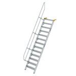 Treppe 60° Stufenbreite 800 mm 13 Stufen Aluminium...