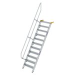 Treppe 60° Stufenbreite 800 mm 11 Stufen Aluminium...