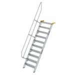 Treppe 60° Stufenbreite 800 mm 10 Stufen Aluminium...