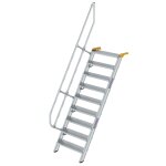 Treppe 60° Stufenbreite 800 mm 9 Stufen Aluminium...