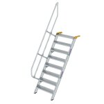 Treppe 60° Stufenbreite 800 mm 8 Stufen Aluminium...