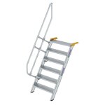 Treppe 60° Stufenbreite 800 mm 6 Stufen Aluminium...