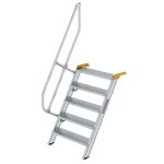 Treppe 60° Stufenbreite 800 mm 5 Stufen Aluminium...