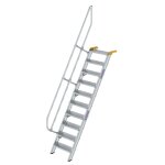 Treppe 60° Stufenbreite 600 mm 10 Stufen Aluminium...