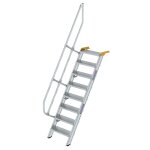 Treppe 60° Stufenbreite 600 mm 8 Stufen Aluminium...