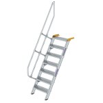 Treppe 60° Stufenbreite 600 mm 7 Stufen Aluminium...