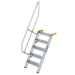 Treppe 60° Stufenbreite 600 mm 5 Stufen Aluminium...