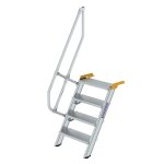 Treppe 60° Stufenbreite 600 mm 4 Stufen Aluminium...