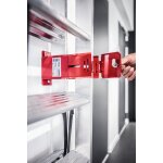 Leiterhalter pulverbeschichtet RAL 3000 mit CL1-Schloss