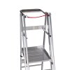 Alu-Podestleiter, fahr- und klappbar Nr. 32777 - 1 x 7 Stufen, Gesamthöhe 2,83 m