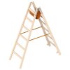 LE-HOLZ-STEHLEITER 2X6 SPROSSEN Ö-NORM